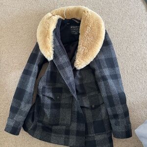 WOMEN'S LINED WOOL PACKER COAT